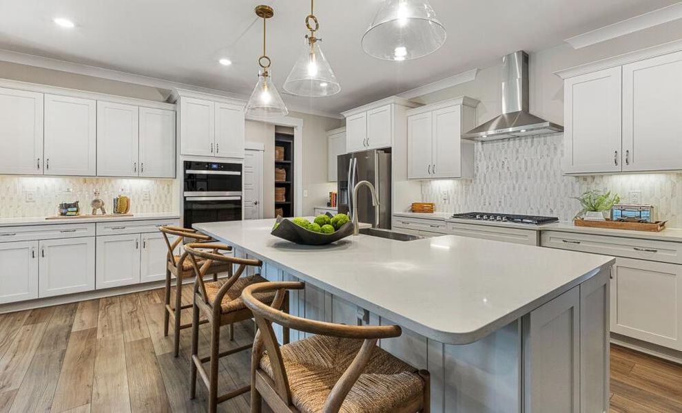 Furnished interior in a model home at Weddington in Benson (Image 22).