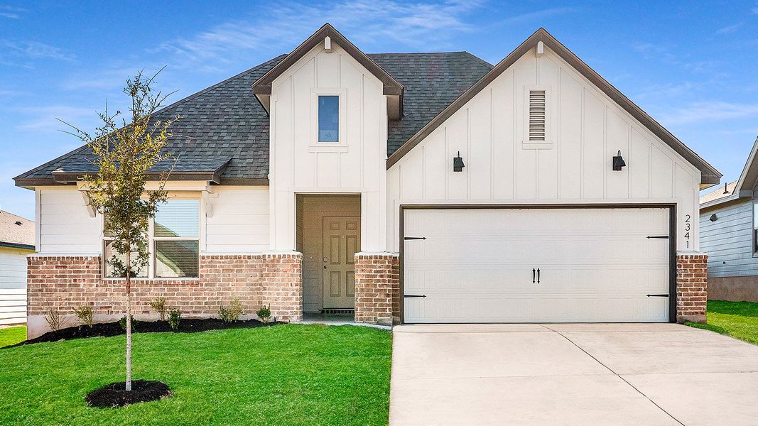 Front exterior of a home in the Creekside Hills community, located in Copperas Cove, TX (Image 2).