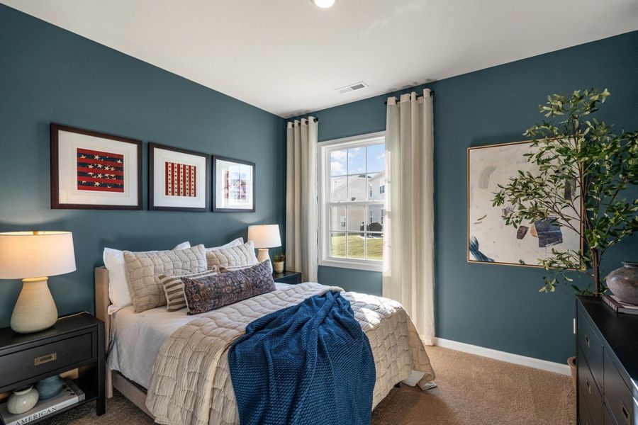 Furnished interior in a model home at Hoke Loop Ridge in Fayetteville (Image 4). Furnished interior in a model home at Hoke Loop Ridge in Fayetteville (Image 4).