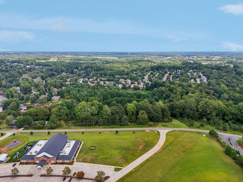 Aerial view of the Trillium Reserve at Lake Norman community in Mooresville, NC, showing layout and nearby surroundings (Image 10). Aerial view of the Trillium Reserve at Lake Norman community in Mooresville, NC, showing layout and nearby surroundings (Image 10).