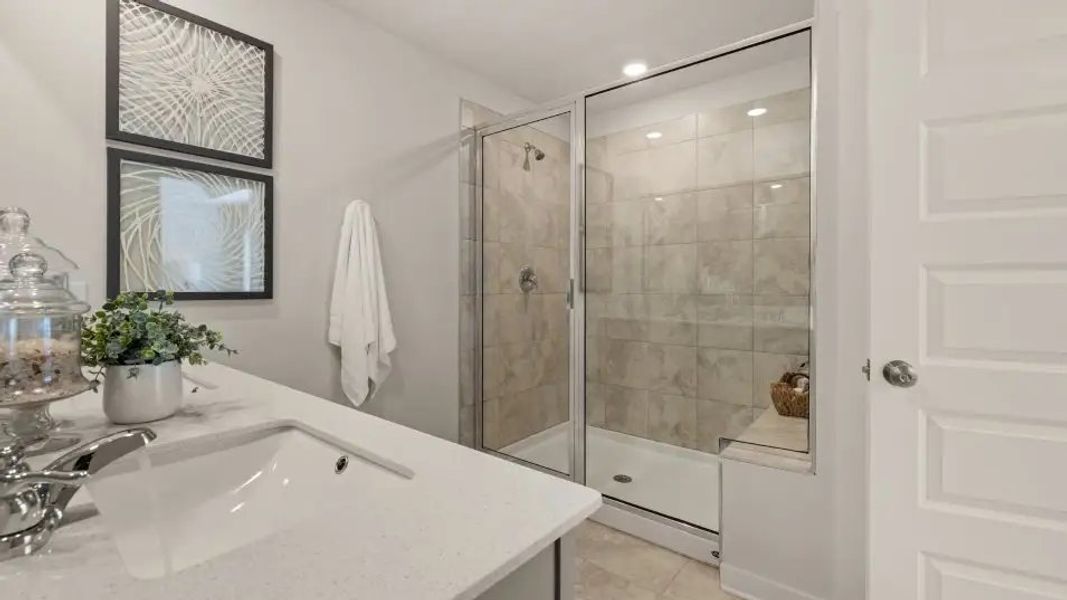 Furnished interior in a model home at Avery Trace in Gallatin (Image 11).