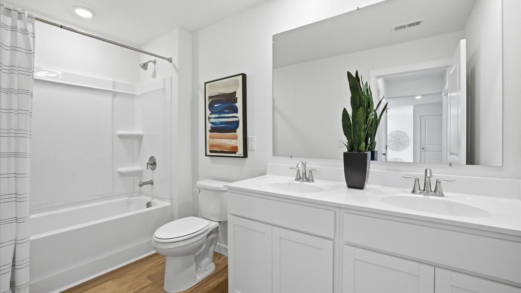 Furnished interior in a model home at Oak Hill in Vonore (Image 29).