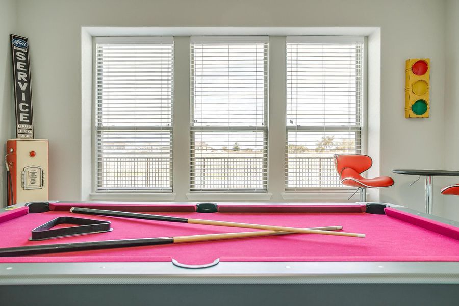 Furnished interior in a model home at Creekview Farms in Greenville (Image 48).