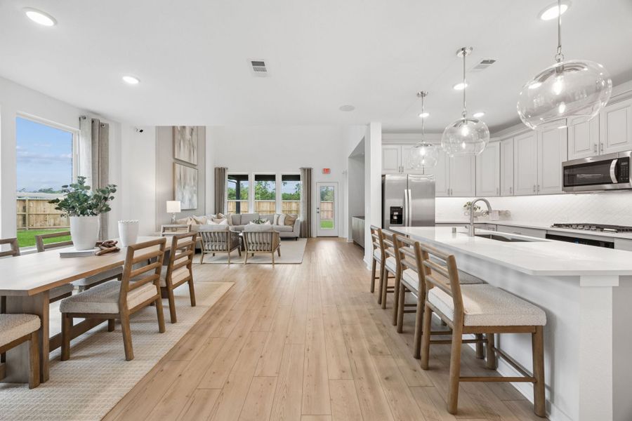 Furnished interior in a model home at Mavera in Conroe (Image 19). Furnished interior in a model home at Mavera in Conroe (Image 19).