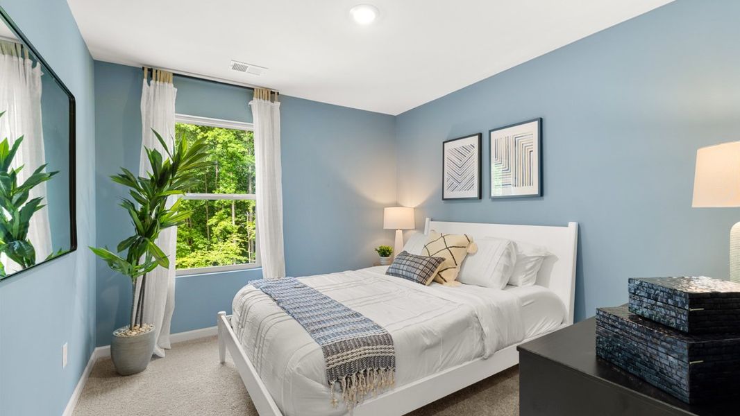 Furnished interior in a model home at Oconee Overlook Townhomes in Gainesville (Image 22).