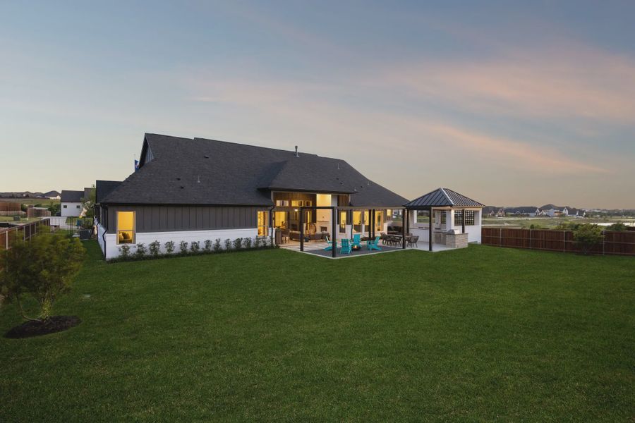 Exterior details of a home in The Vines, Haslet (Image 18).