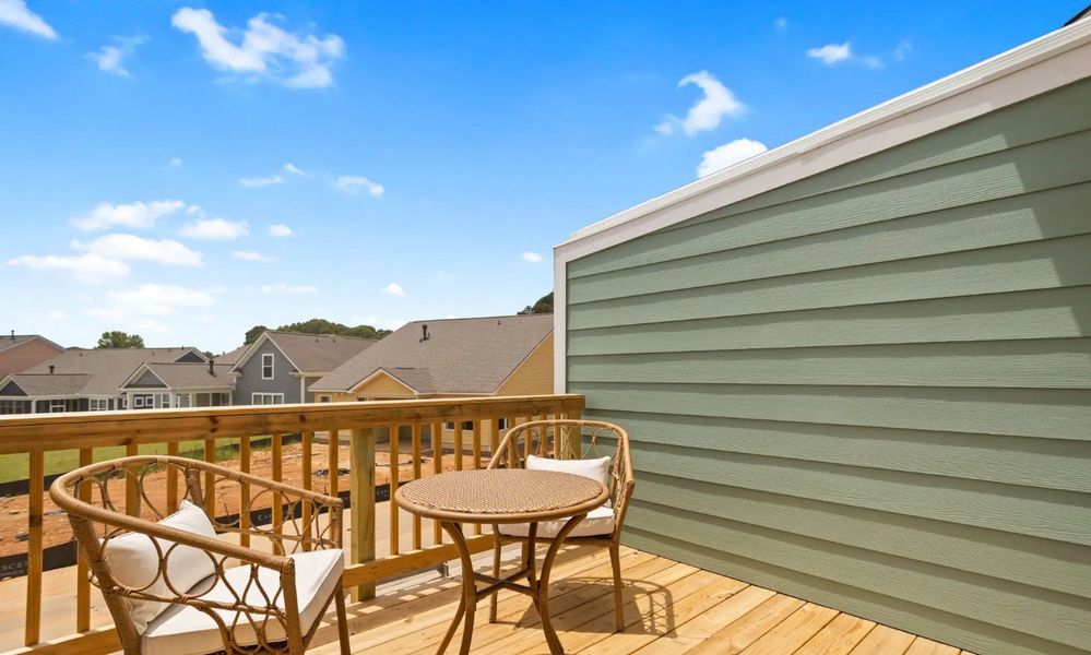 Exterior details of a home in Portico Townhomes, Smyrna (Image 4).