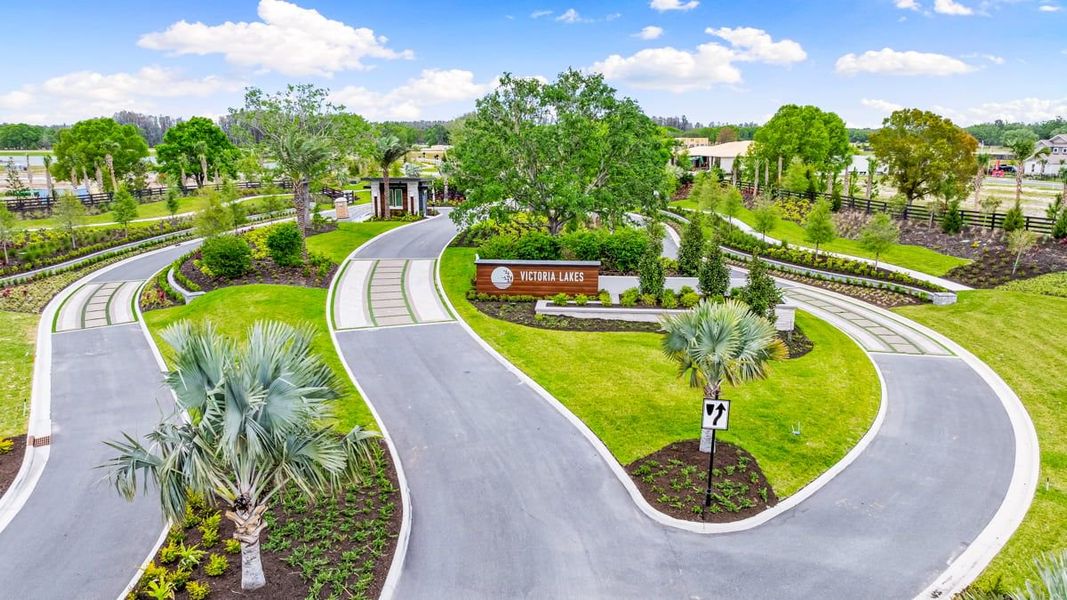 Aerial view of the Victoria Lakes community in Odessa, FL, showing layout and nearby surroundings (Image 1). Aerial view of the Victoria Lakes community in Odessa, FL, showing layout and nearby surroundings (Image 1).