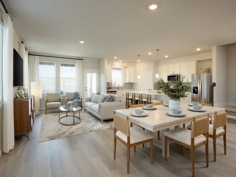 Furnished interior in a model home at Bridge Creek Village - City Series in Cypress (Image 3). Furnished interior in a model home at Bridge Creek Village - City Series in Cypress (Image 3).