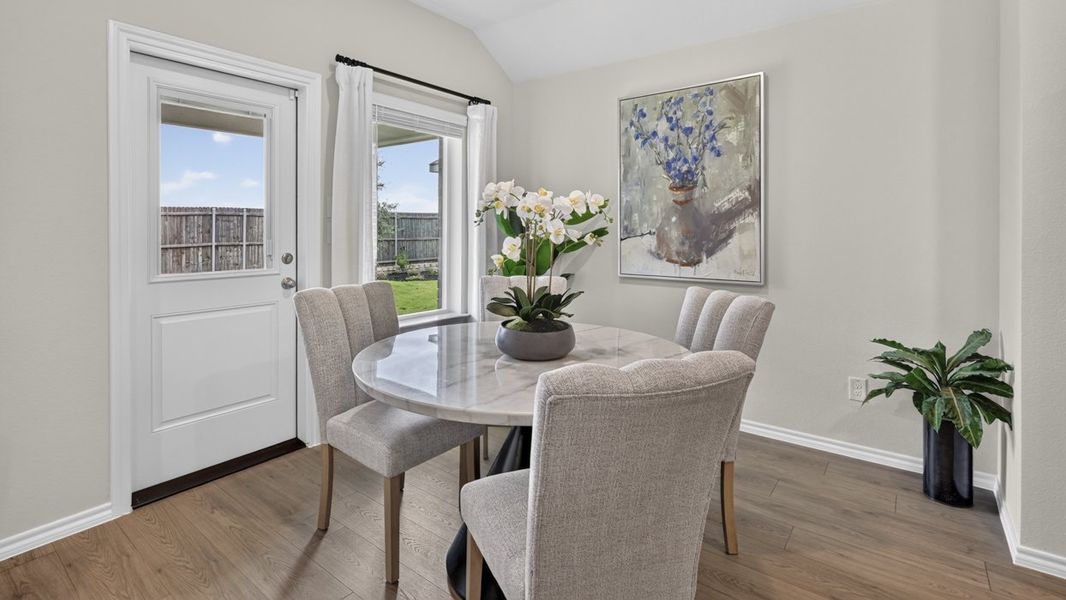 Furnished interior in a model home at Whitewing Trails in Princeton (Image 31). Furnished interior in a model home at Whitewing Trails in Princeton (Image 31).