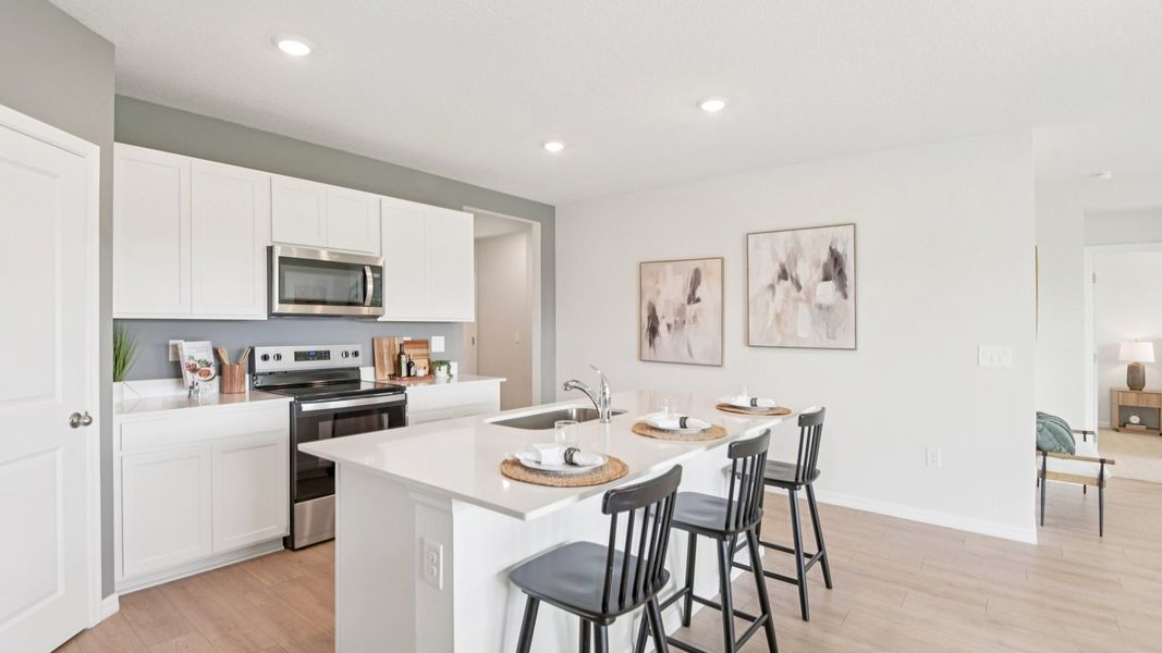 Furnished interior in a model home at Abbott Park in Zephyrhills (Image 26). Furnished interior in a model home at Abbott Park in Zephyrhills (Image 26).