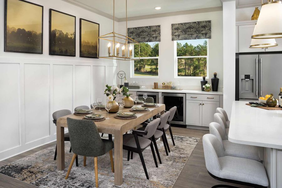 Furnished interior in a model home at Encore at Rye Ranch – Traditions in Parrish (Image 7).