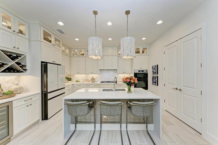 Furnished interior in a model home at Inspiration at Watercolor Place in Bradenton (Image 239).