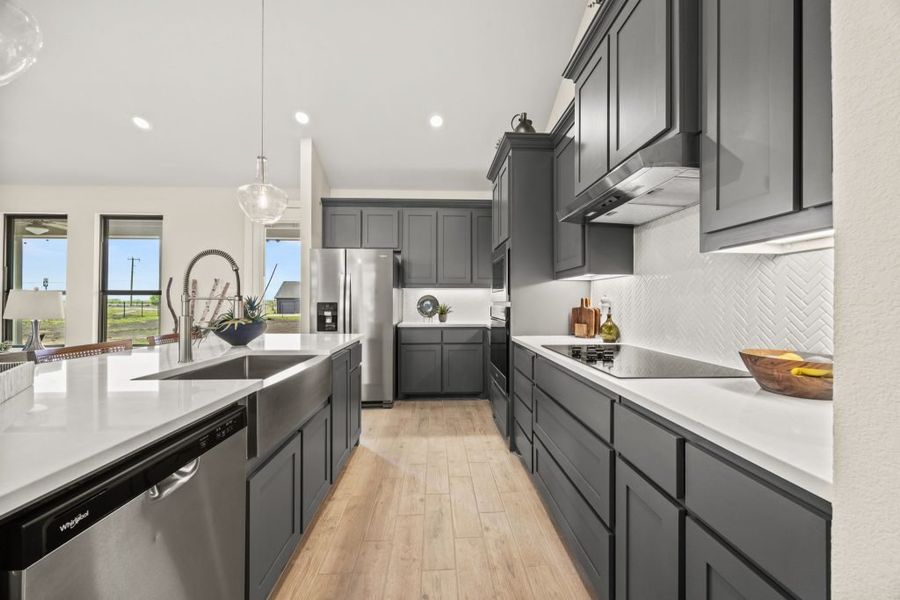 Furnished interior in a model home at Carrera Ranch in Waxahachie (Image 20). Furnished interior in a model home at Carrera Ranch in Waxahachie (Image 20).