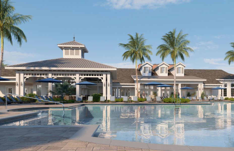 TerraWalk at Babcock Ranch offers a resort-lifestyle community with luxury new construction homes