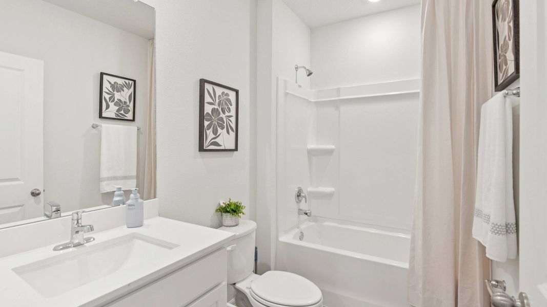 Furnished interior in a model home at Abbott Park in Zephyrhills (Image 29). Furnished interior in a model home at Abbott Park in Zephyrhills (Image 29).