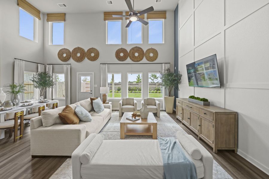 Furnished interior in a model home at Grand Magnolia in Magnolia (Image 5).
