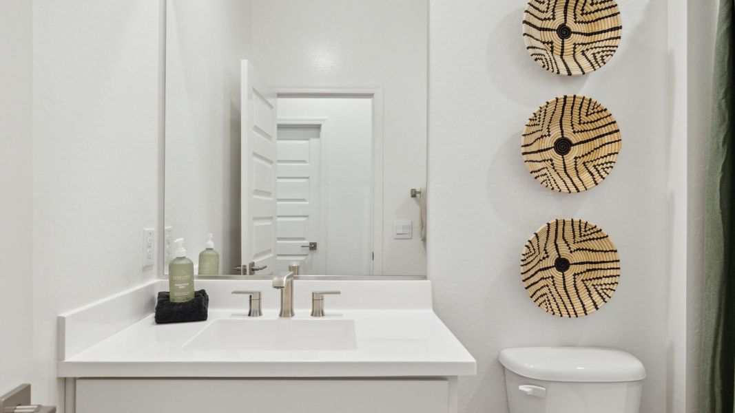 Furnished interior in a model home at Del Rio Ranch in Avondale (Image 18).