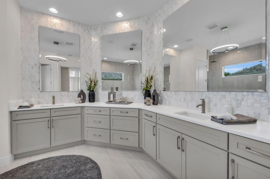 Furnished interior in a model home at Artisan at Watercolor Place in Bradenton (Image 207).