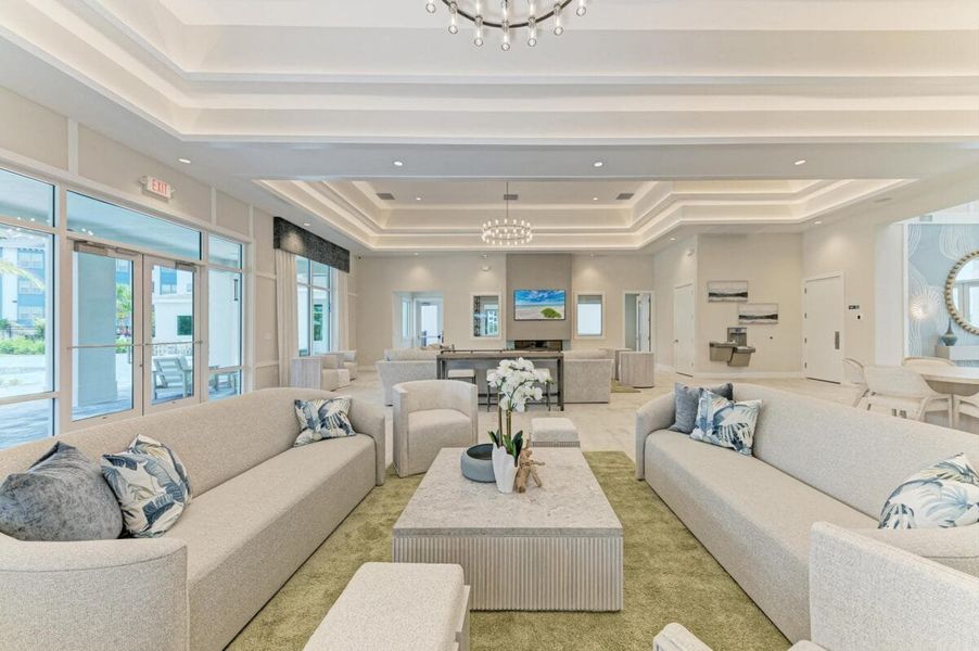 Furnished interior in a model home at Artisan at Watercolor Place in Bradenton (Image 135).