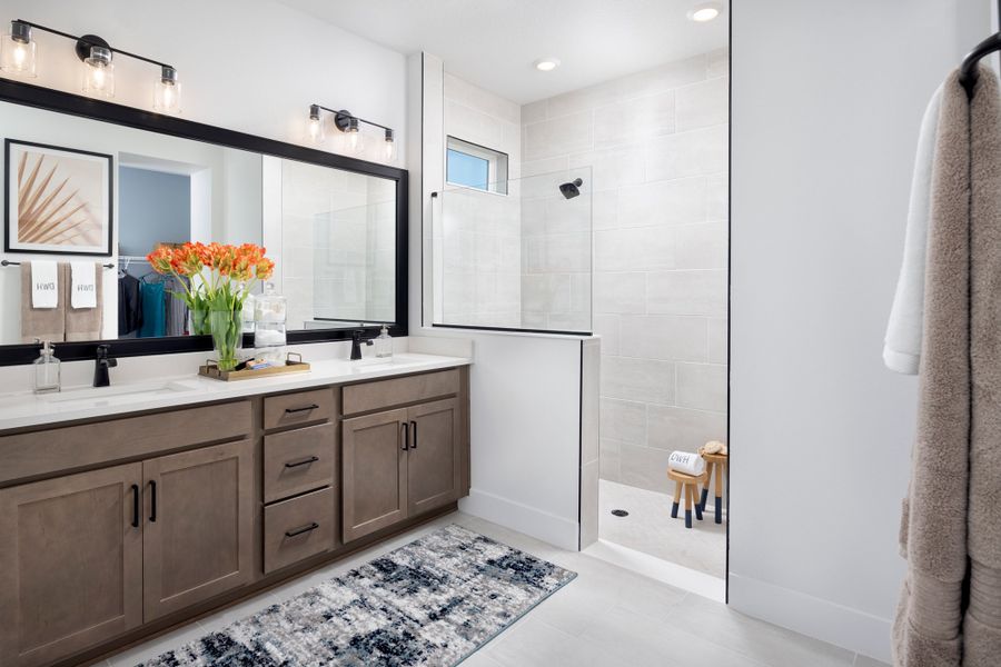 Furnished interior in a model home at Soleta at Starkey Ranch – Traditional Series in Odessa (Image 9). Furnished interior in a model home at Soleta at Starkey Ranch – Traditional Series in Odessa (Image 9).