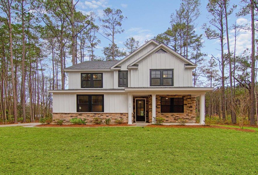 Front exterior of a home in the Huckleberry Estates community, located in Conway, SC (Image 6). Front exterior of a home in the Huckleberry Estates community, located in Conway, SC (Image 6).