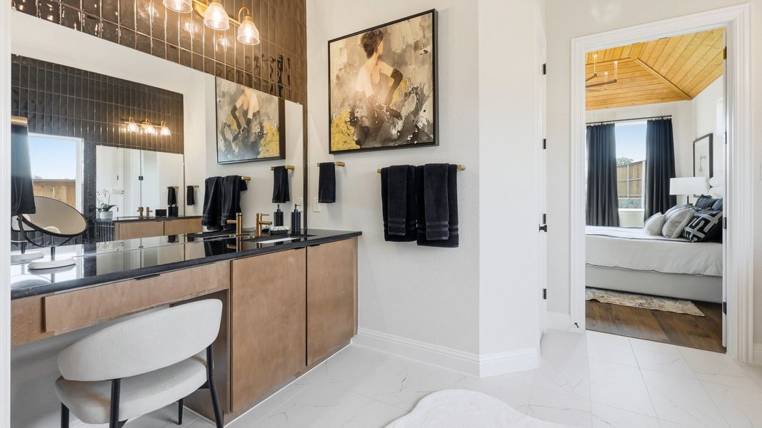 Furnished interior in a model home at Taylor Estates in Corinth (Image 22). Furnished interior in a model home at Taylor Estates in Corinth (Image 22).