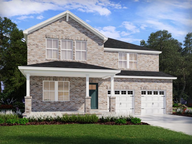 Front exterior of a home in the Benders Cove - Reserve Series community, located in Mount Juliet, TN (Image 2). Front exterior of a home in the Benders Cove - Reserve Series community, located in Mount Juliet, TN (Image 2).