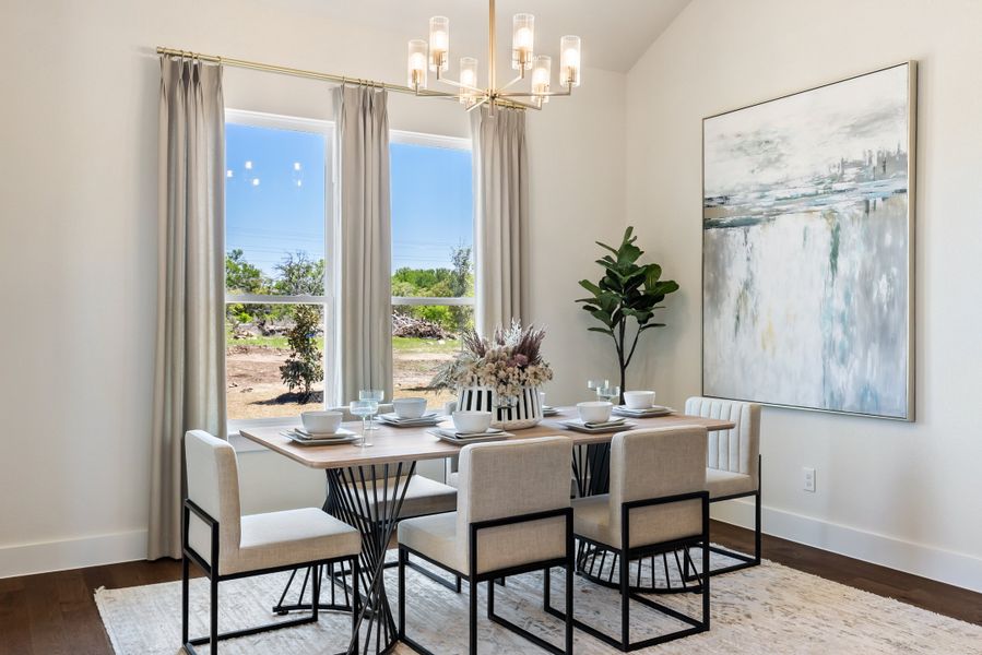 Furnished interior in a model home at Calhoun Acres in Azle (Image 21).