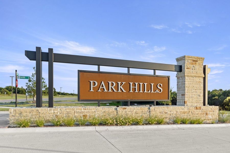 Entrance to the Park Hills community in Rockwall, TX, featuring signage and landscaping (Image 1). Entrance to the Park Hills community in Rockwall, TX, featuring signage and landscaping (Image 1).