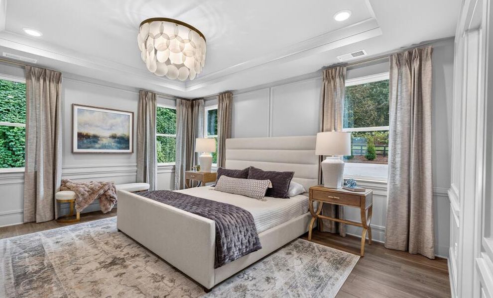 Furnished interior in a model home at Arbor West in Dawsonville (Image 16).