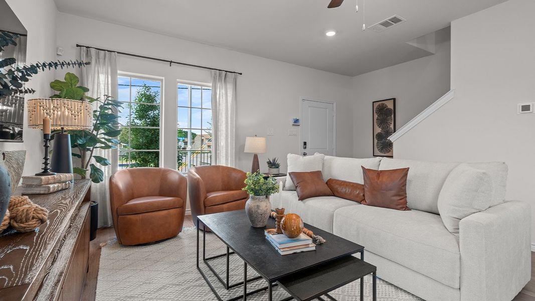 Furnished interior in a model home at California Meadows in Arlington (Image 4). Furnished interior in a model home at California Meadows in Arlington (Image 4).
