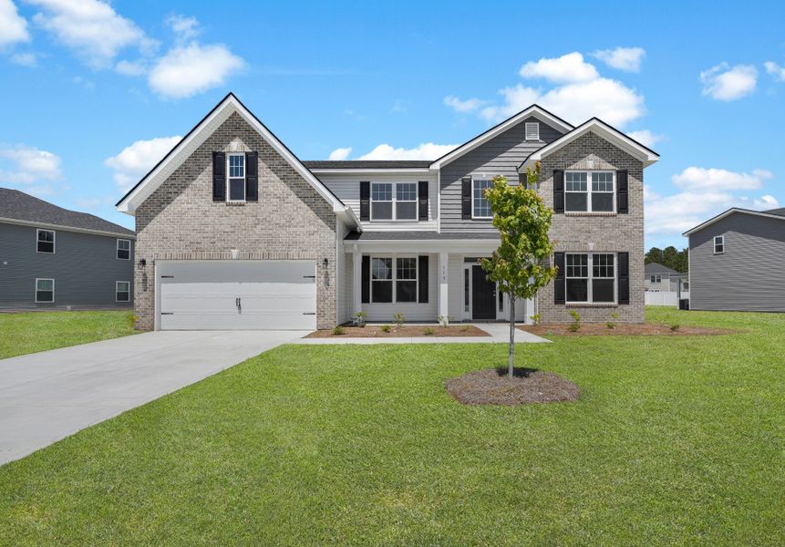 A showcase of a new construction home by Smith Family Homes, highlighting their design and quality (Image 1).