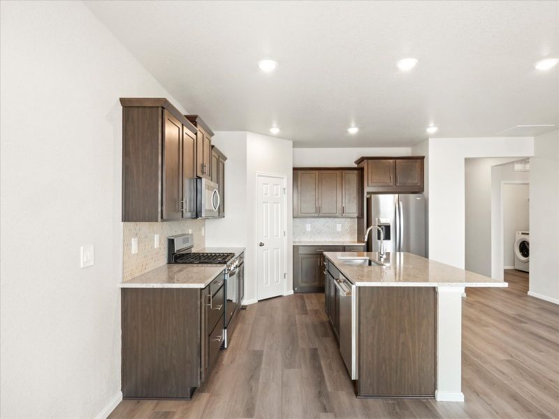 Cherry Creek floorplan interior image taken at a Meritage Homes community in Windsor, CO.