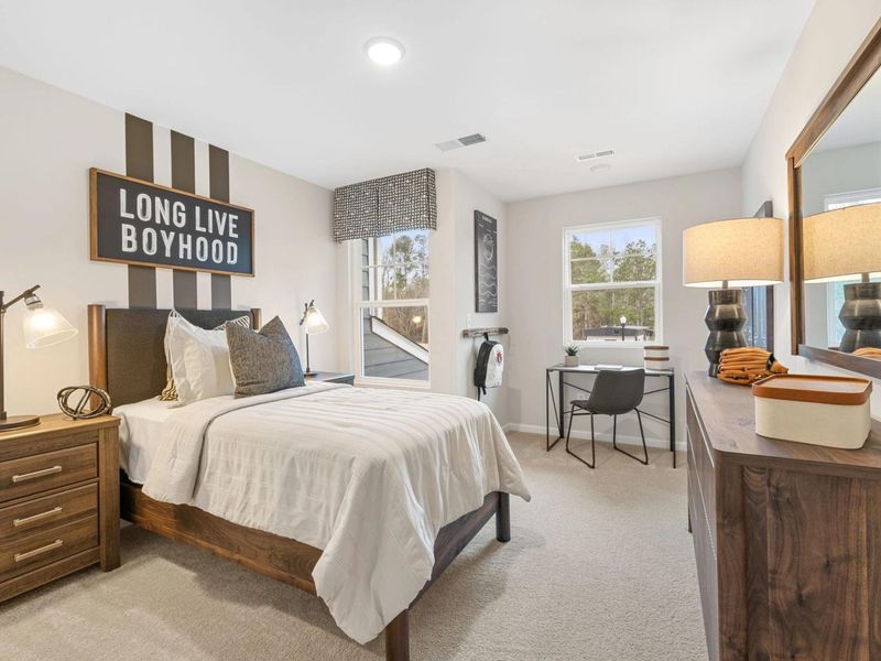 Furnished interior in a model home at Lake Shore in Winder (Image 16).