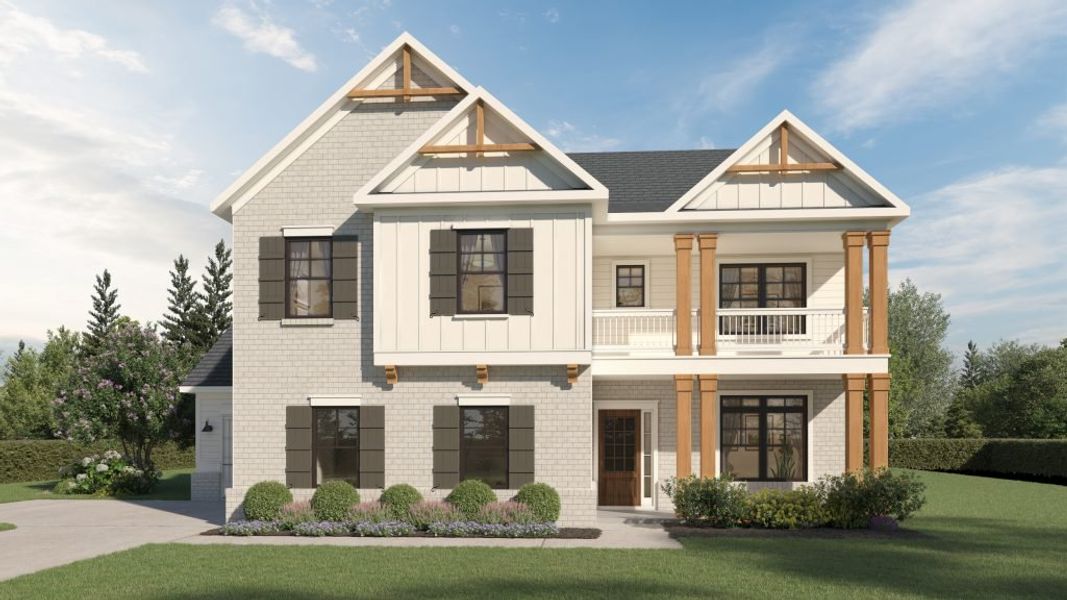 Front exterior of a home in the Walters Creek community, located in Douglasville, GA (Image 6). Front exterior of a home in the Walters Creek community, located in Douglasville, GA (Image 6).