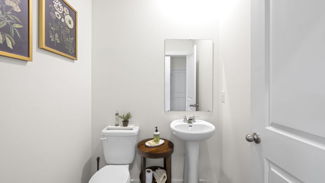 Furnished interior in a model home at Hawks Landing in Apison (Image 11).