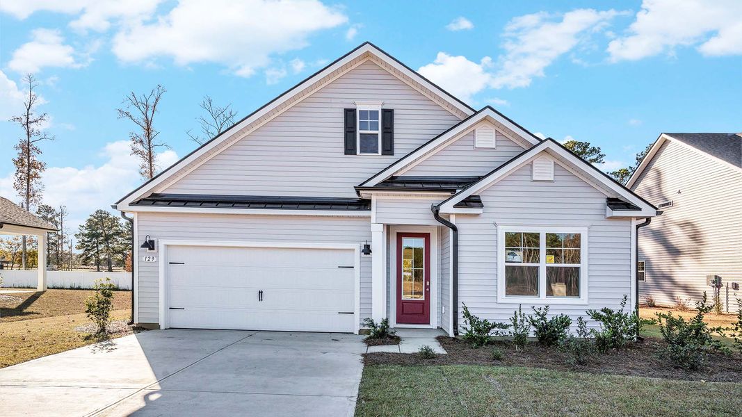 Front exterior of a home in the Coastal Farms community, located in Conway, SC (Image 8).