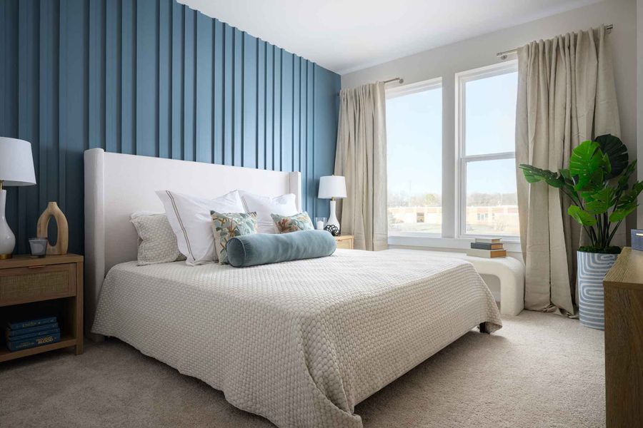 Furnished interior in a model home at Central Living at Craig in Charlotte (Image 7).