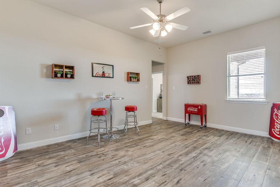 Furnished interior in a model home at Berkshire Estates in Mesquite (Image 50). Furnished interior in a model home at Berkshire Estates in Mesquite (Image 50).