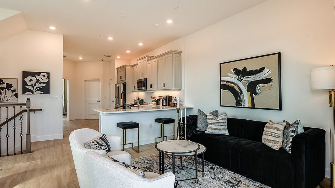 Furnished interior in a model home at Seahaven in Punta Gorda (Image 16).