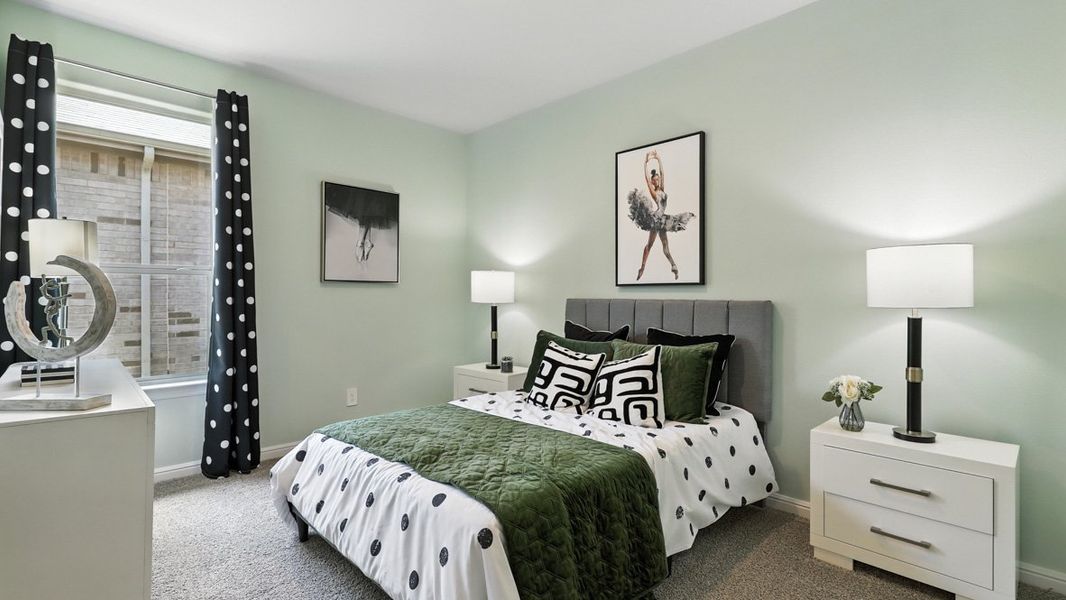 Furnished interior in a model home at The Canyons in Keene (Image 9).