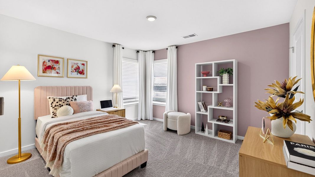 Furnished interior in a model home at Twinleaf Meadows in Monroe (Image 35).