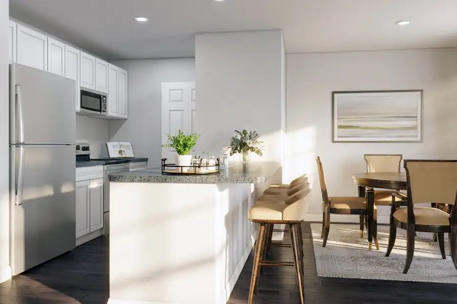 Furnished interior in a model home at Forest Ridge in Edgefield (Image 3).