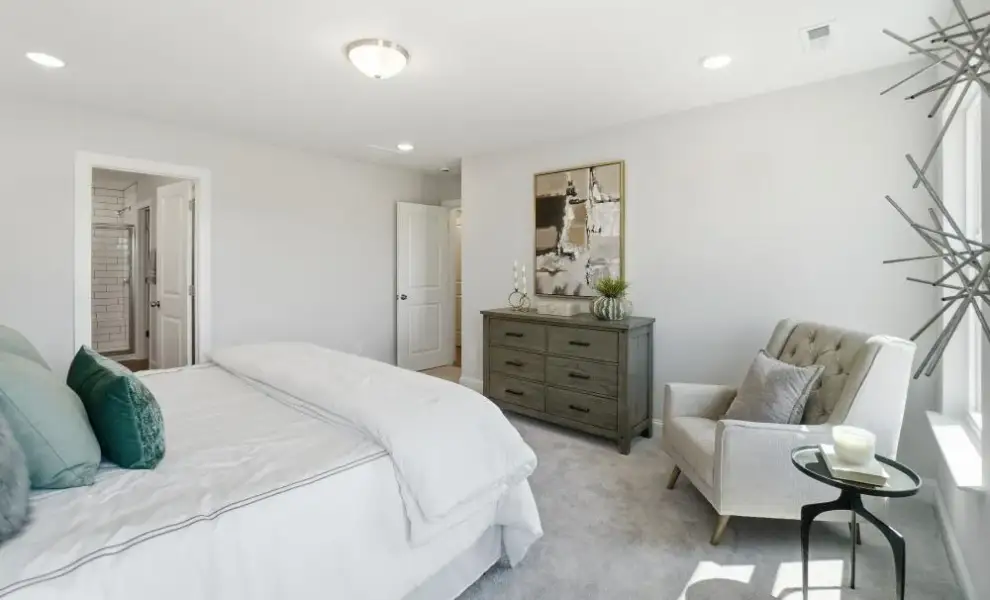 Furnished interior in a model home at Paisley Pointe in Boiling Springs (Image 49).