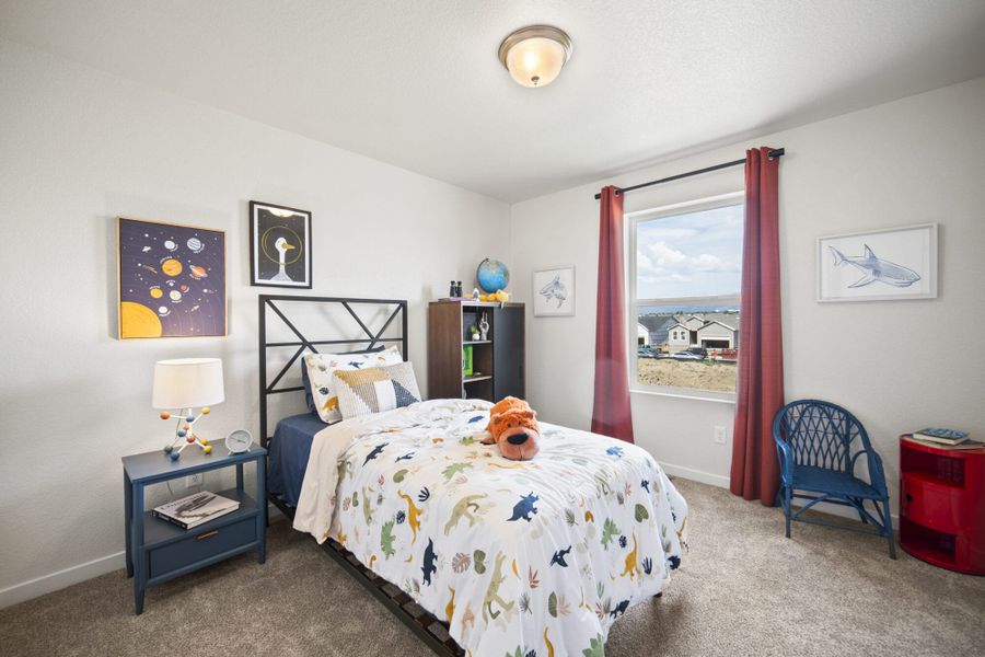 Furnished interior in a model home at The Glen in Colorado Springs (Image 22).