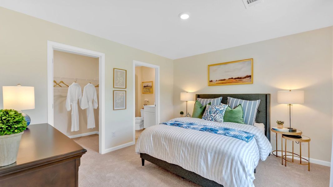 Furnished interior in a model home at Clearwater Springs in Johnson City (Image 9).