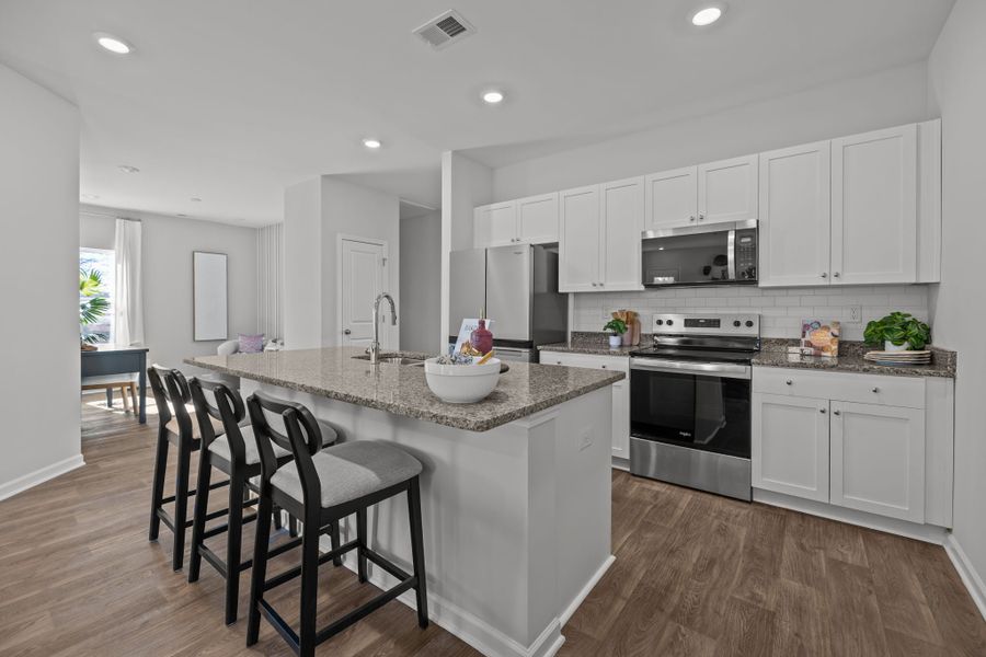 Furnished interior in a model home at Richburg Meadows in Richburg (Image 24).