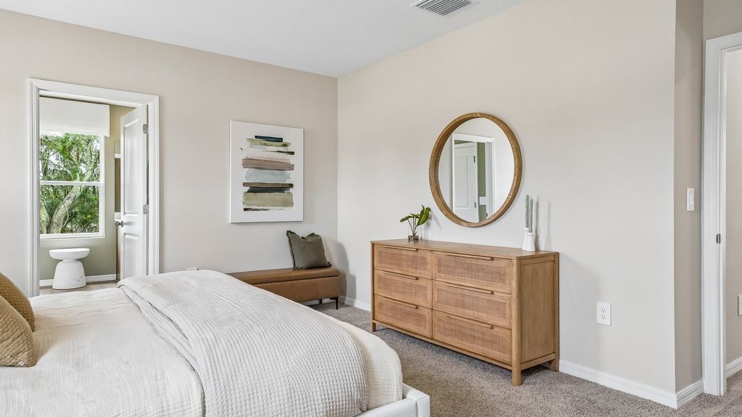 Furnished interior in a model home at Waterstone in Tampa (Image 39).