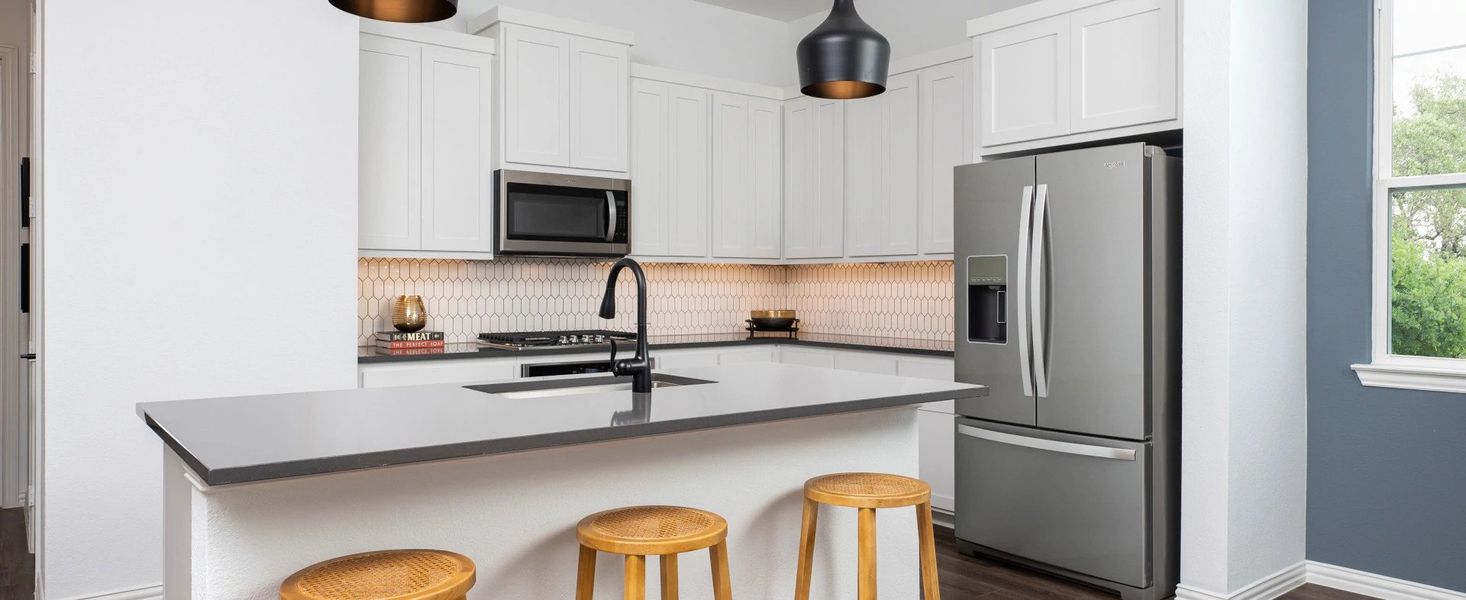 Furnished interior in a model home at City Point - Urban in North Richland Hills (Image 6).